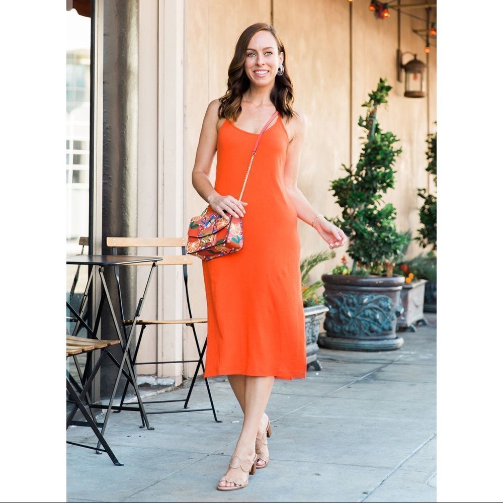 ✨HP✨Jcrew Strappy midi dress✨